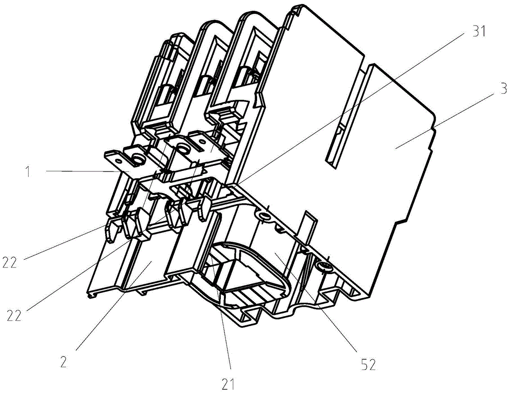 Coil terminal and contactor with coil terminal