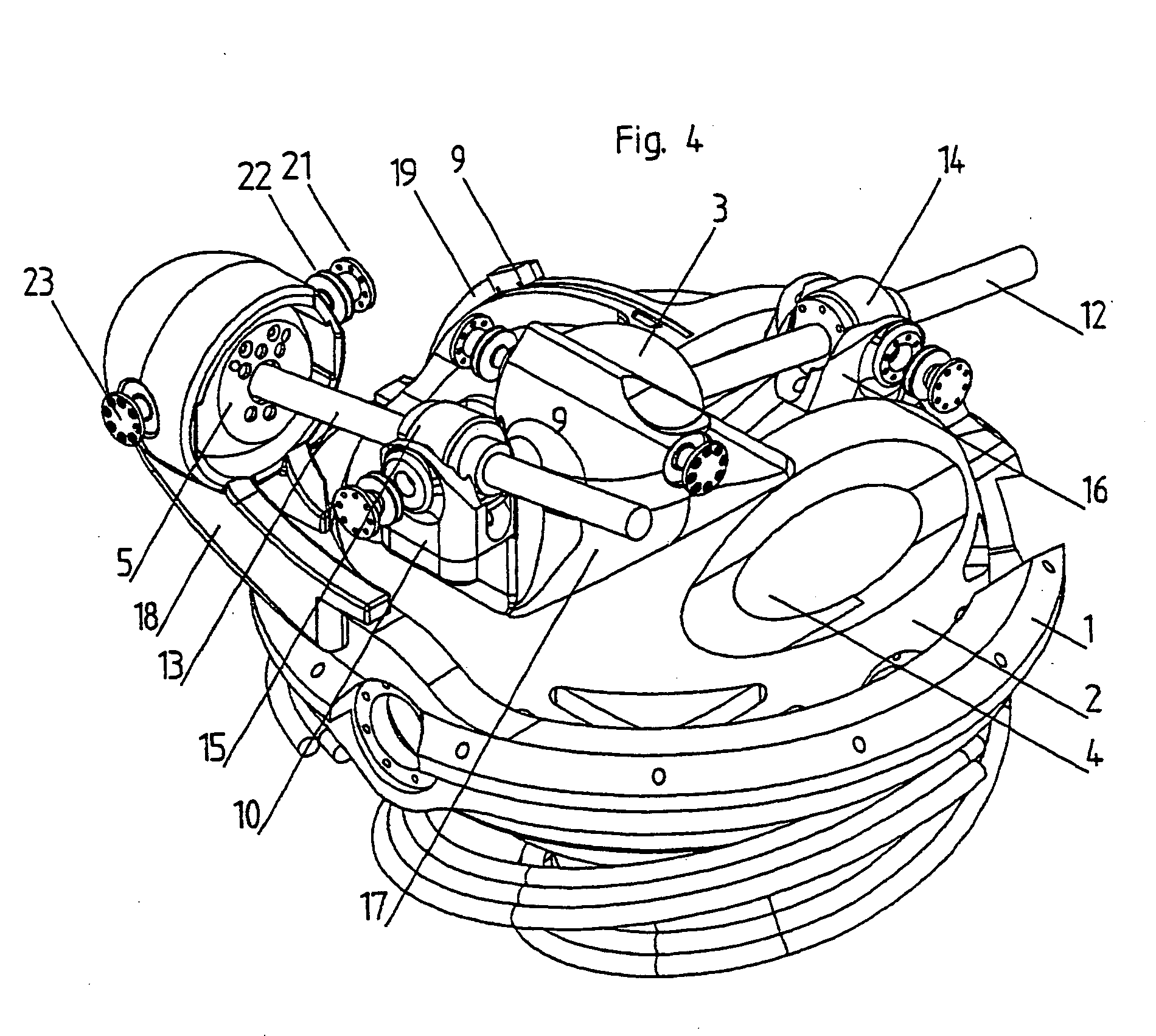 Multi-axis spindle head