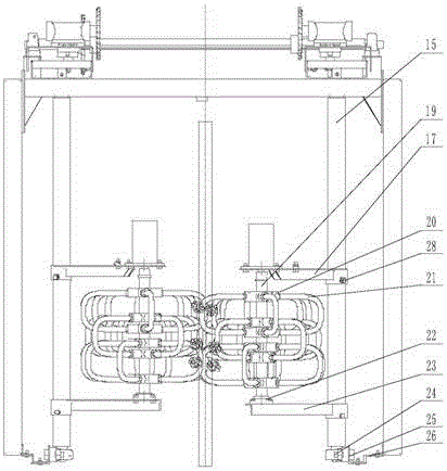 Method and mechanism for picking wine grapes with swinging brush