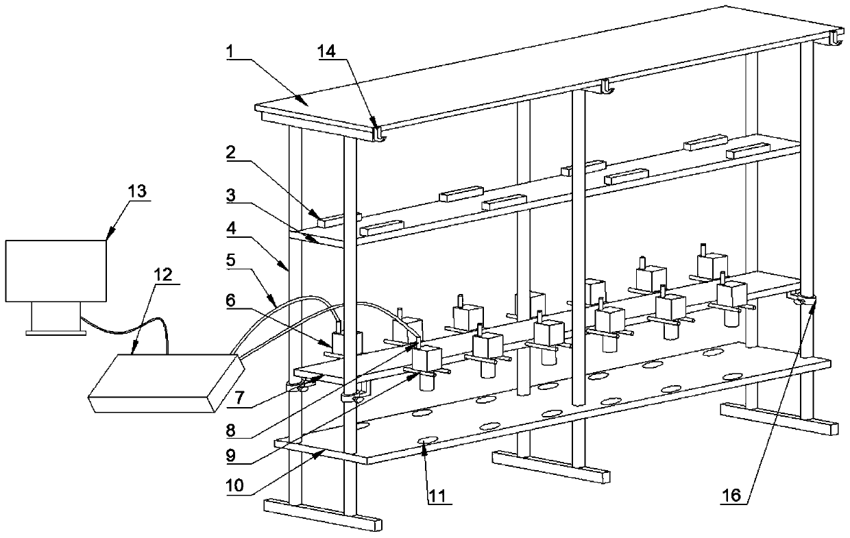 Non-illumination small insect behavior monitoring device