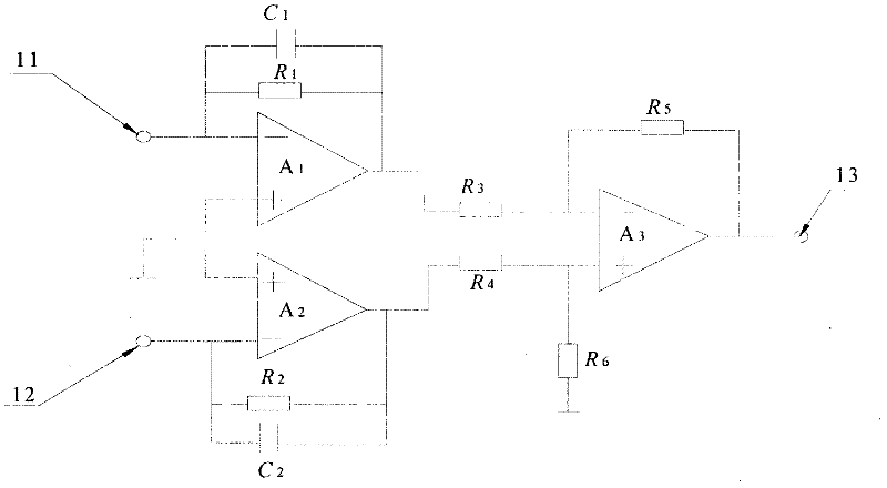 Electrostatic induction measurement method and device for local particle velocity in fluidized bed