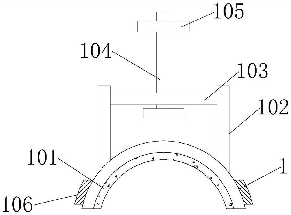 A locking structure for lashing ships