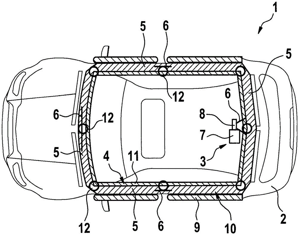 vehicle structure for vehicles