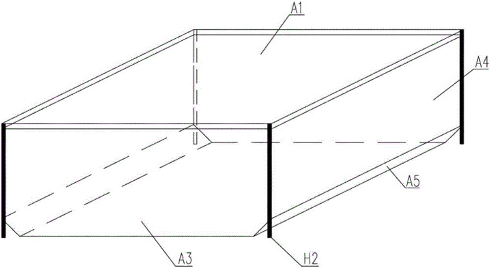 A reticulated box-shaped component for forming holes in cast-in-place hollow floor
