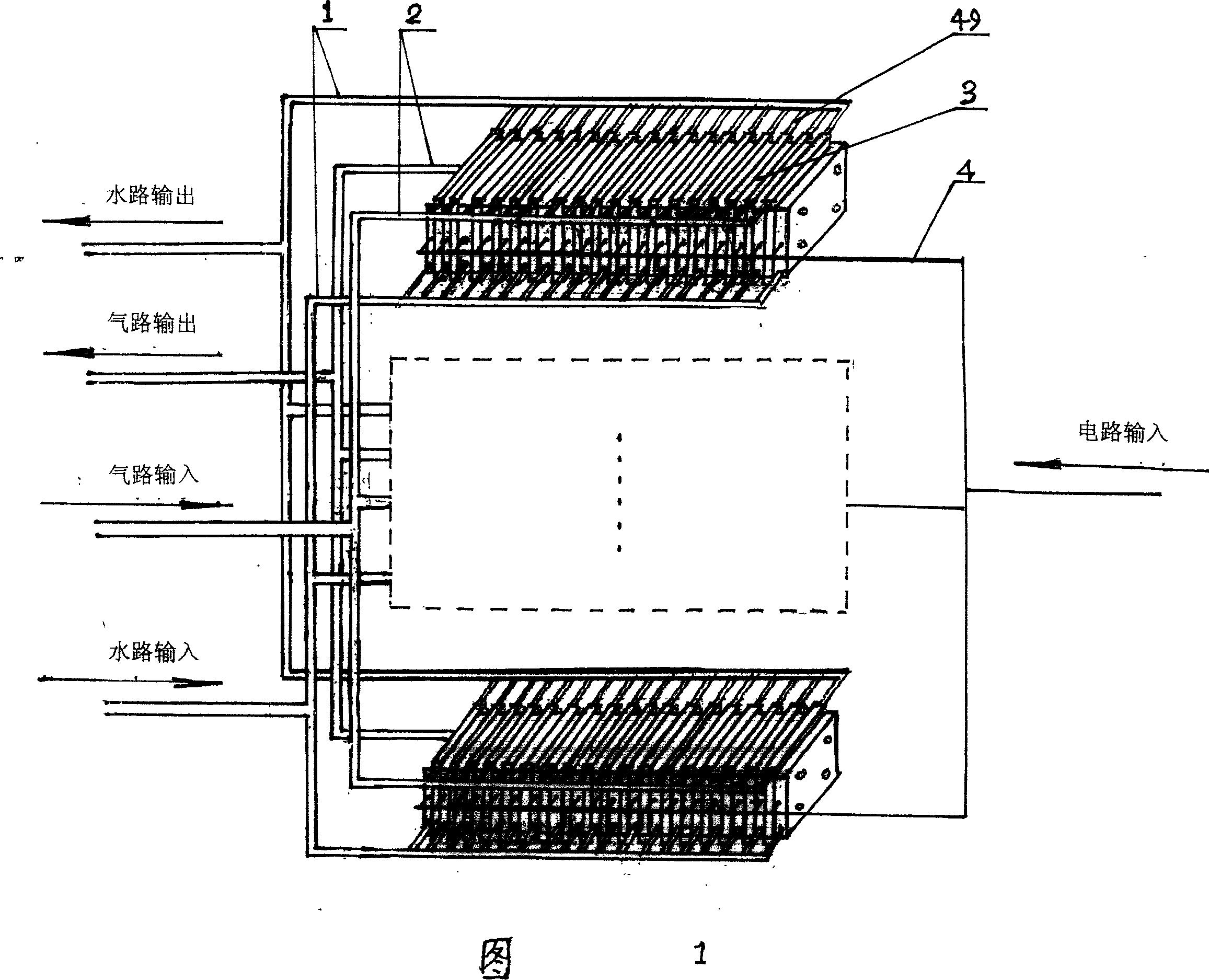 Composition board type high-frequency large-scale ozone generator