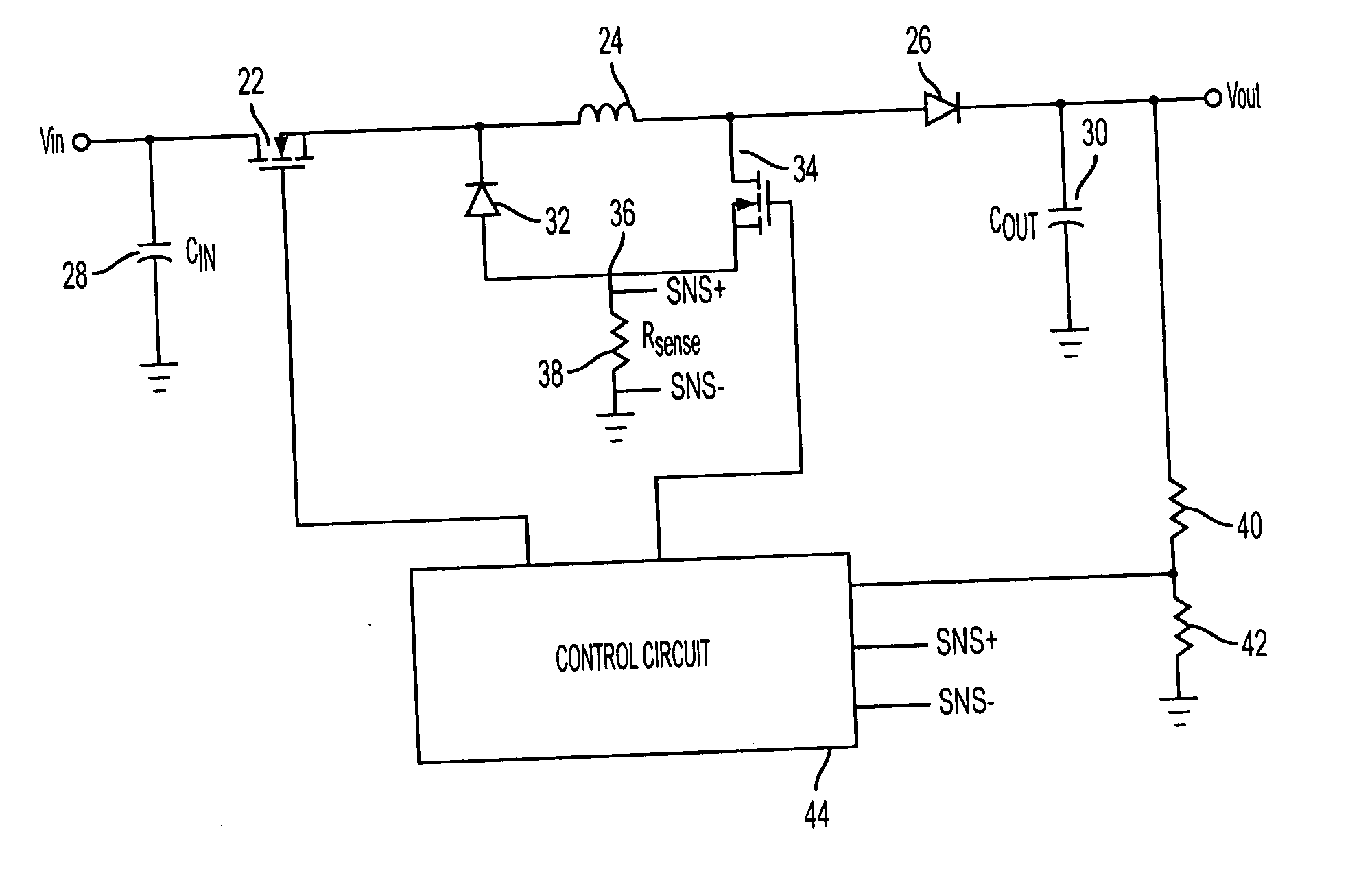 Current-mode control for switched step up-step down regulators