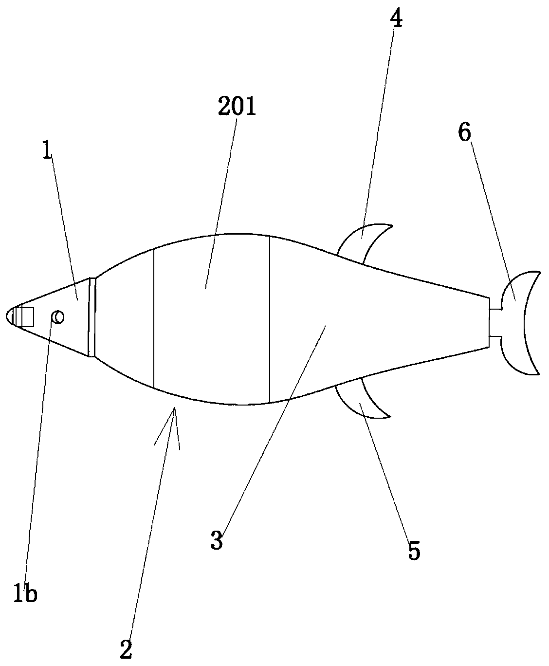 Multifunctional bionic tuna and control method thereof
