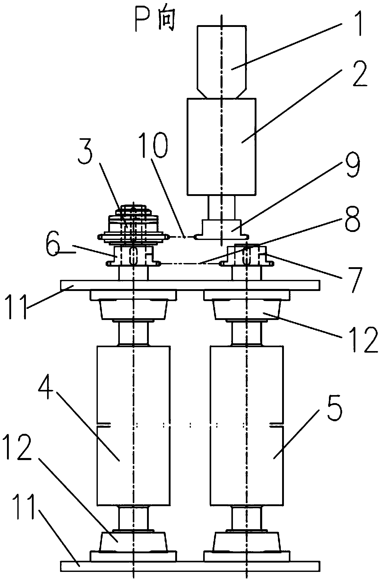 Flexible external cloth winding mechanism