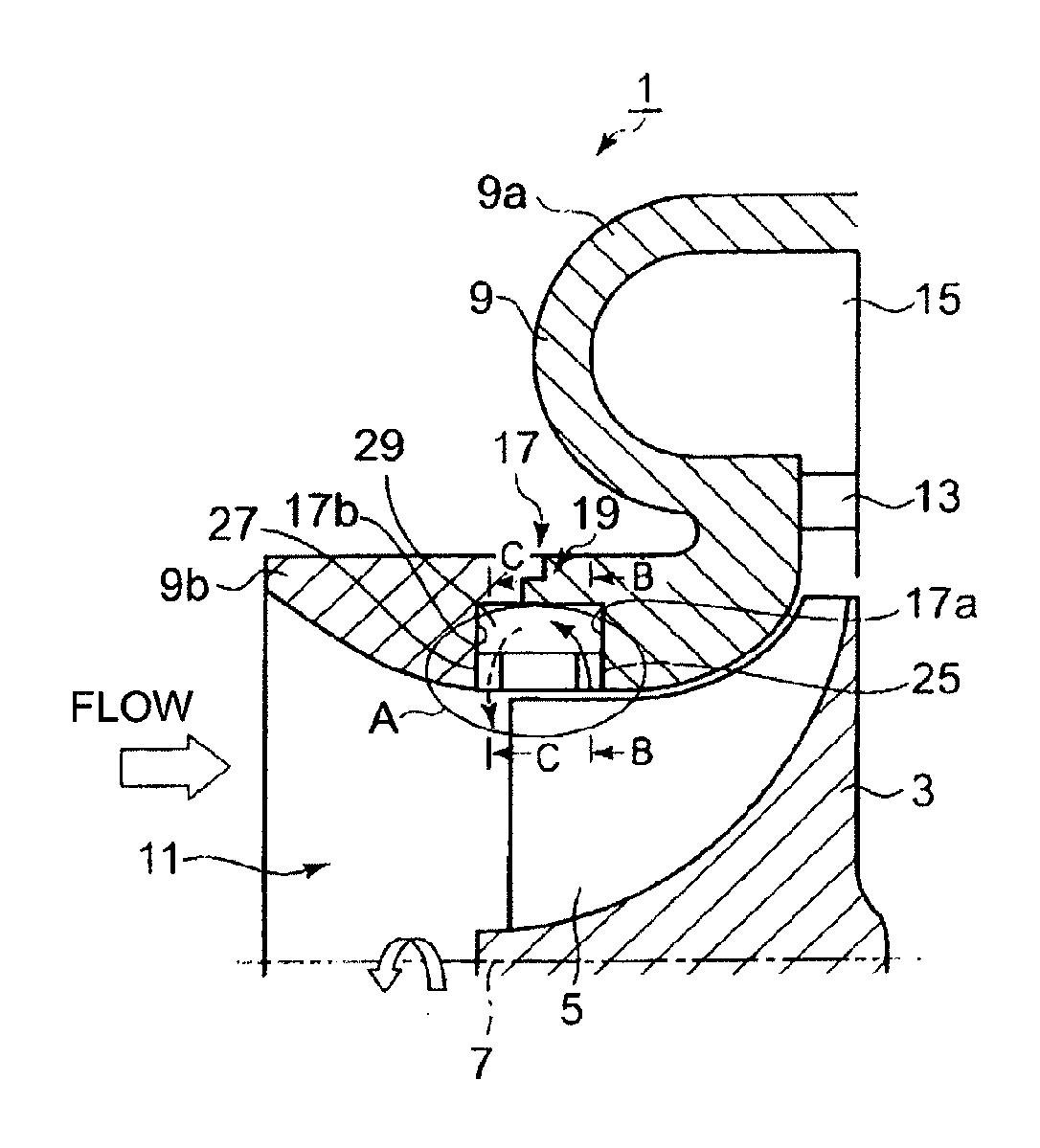 Compressor of exhaust gas turbocharger