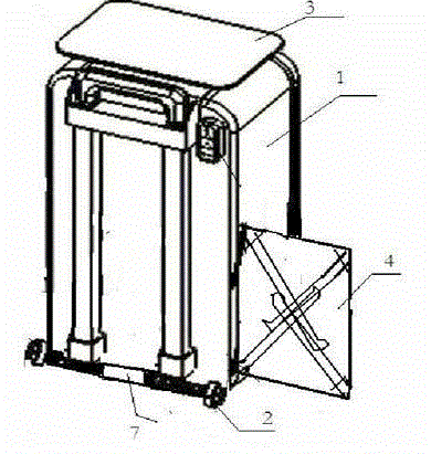 Multifunctional electric luggage case