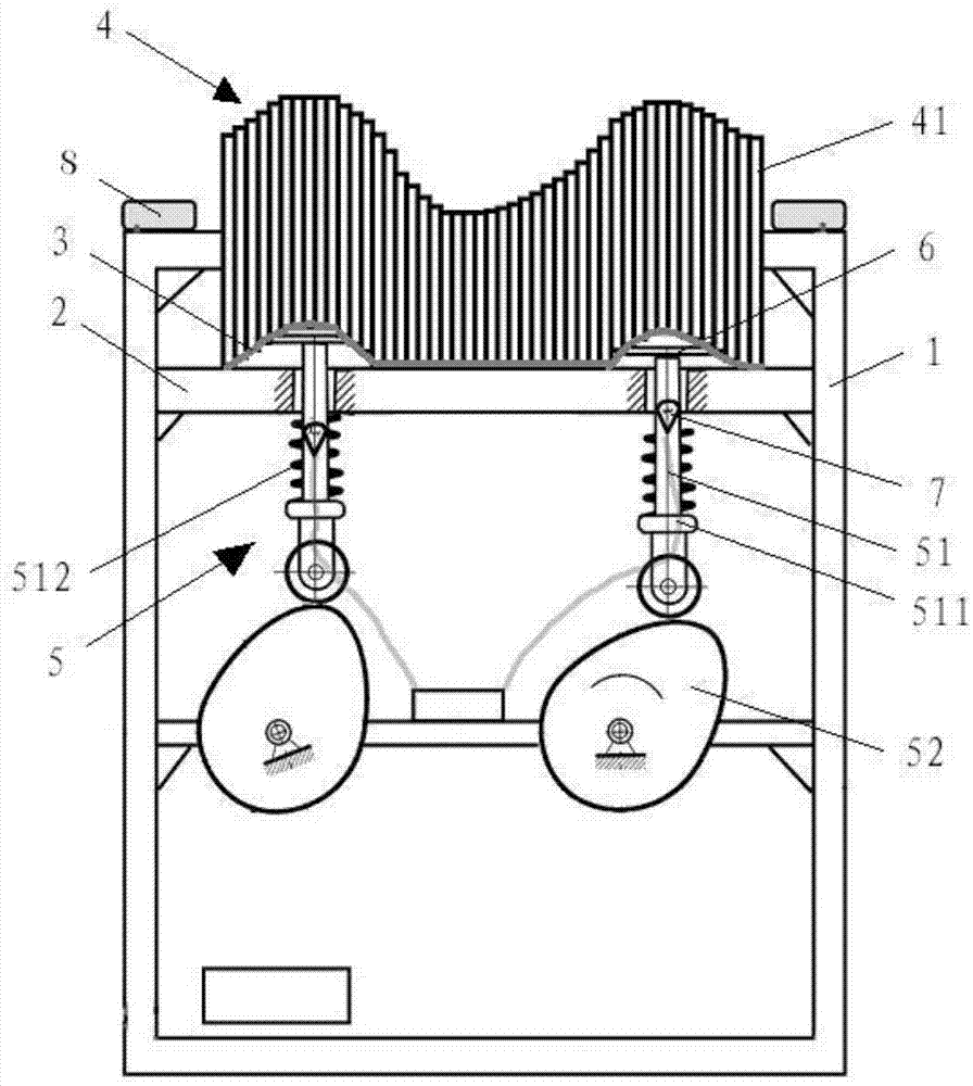Interactive music visualization method and device