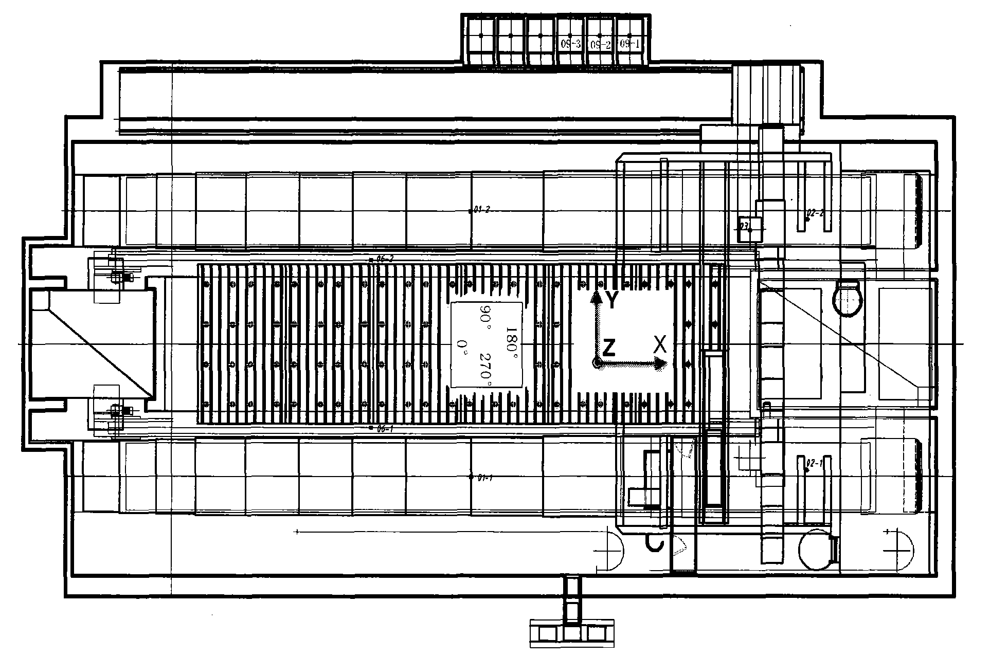 Program control method of pentahedron of numerical control plano milling machine