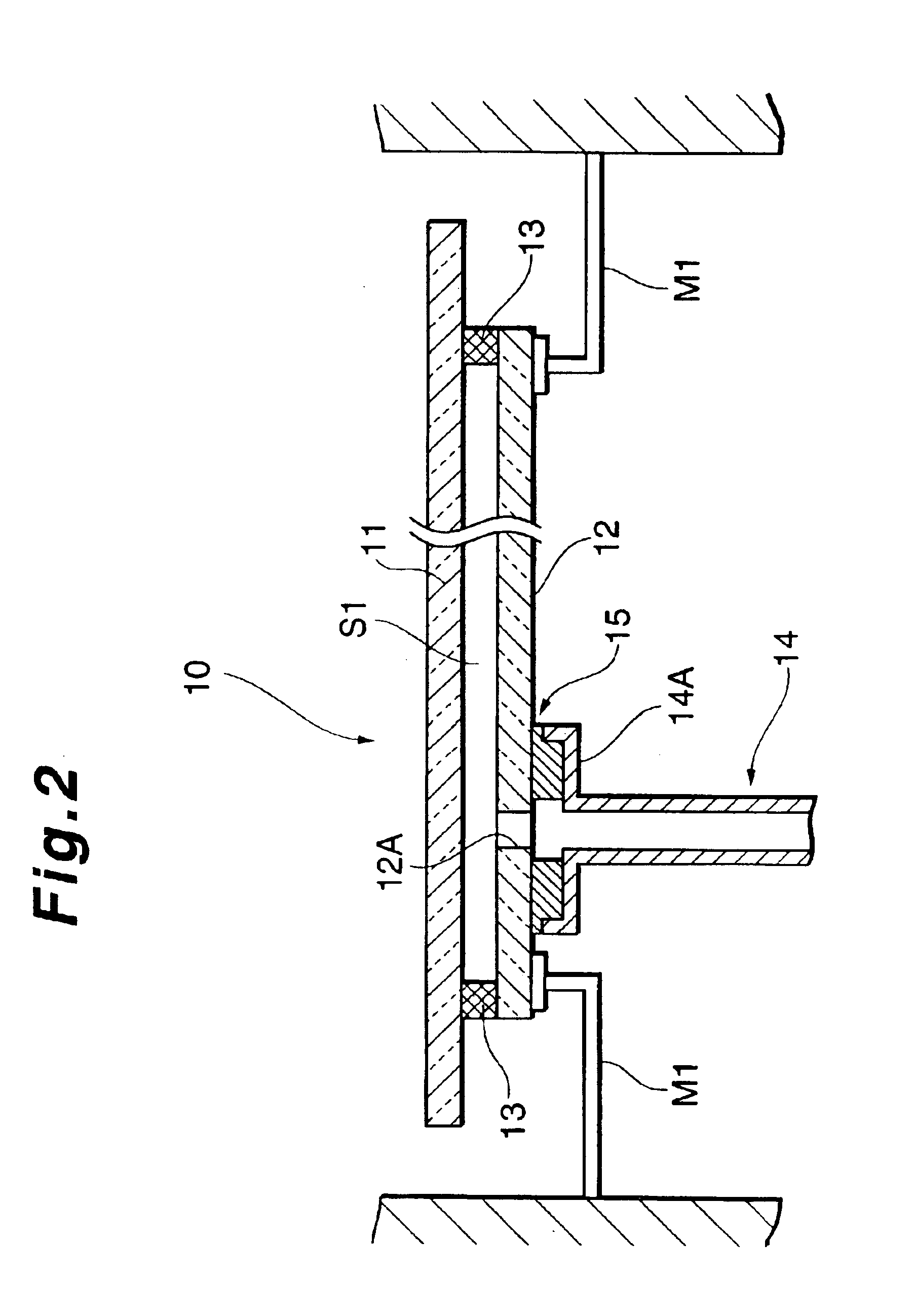 Flat display panels and having a ventilation duct secured to a back substrate via a sealing member, and methods of manufacturing the same