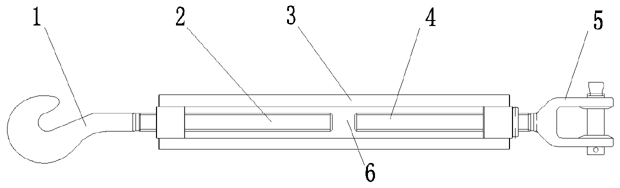 A self -tight flower basket bolt