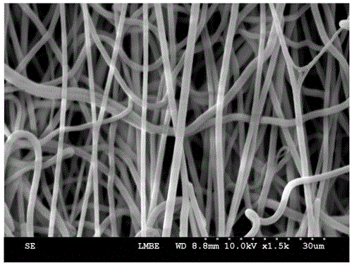 Coaxial three-layer high-activity electrospun nanofiber membrane embedded with biological enzymes and its preparation method