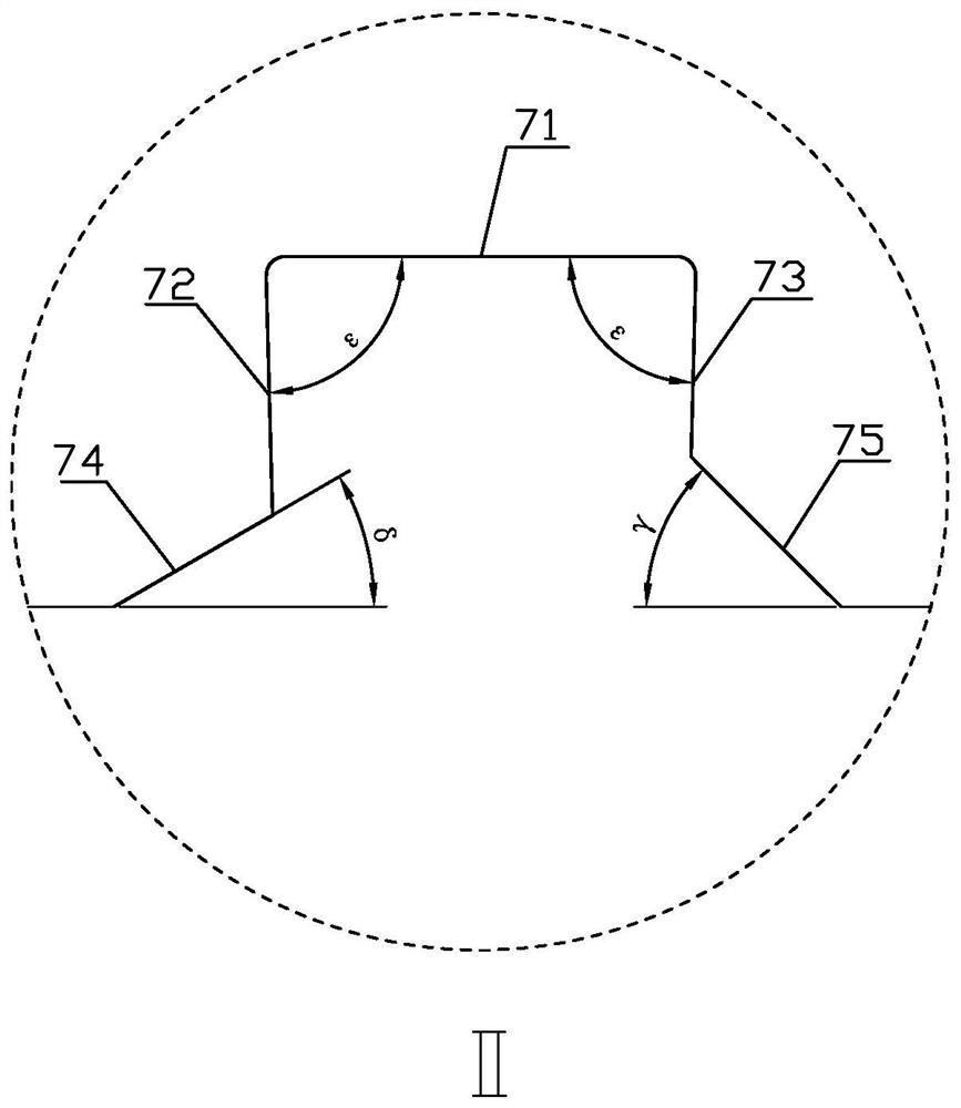 PCD forming milling cutter for machining automobile inlay