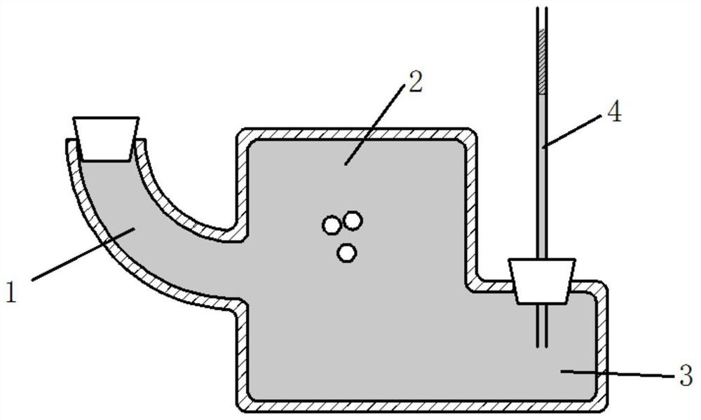 A system for measuring the volume of cavitation gas induced by ultrashort pulse laser