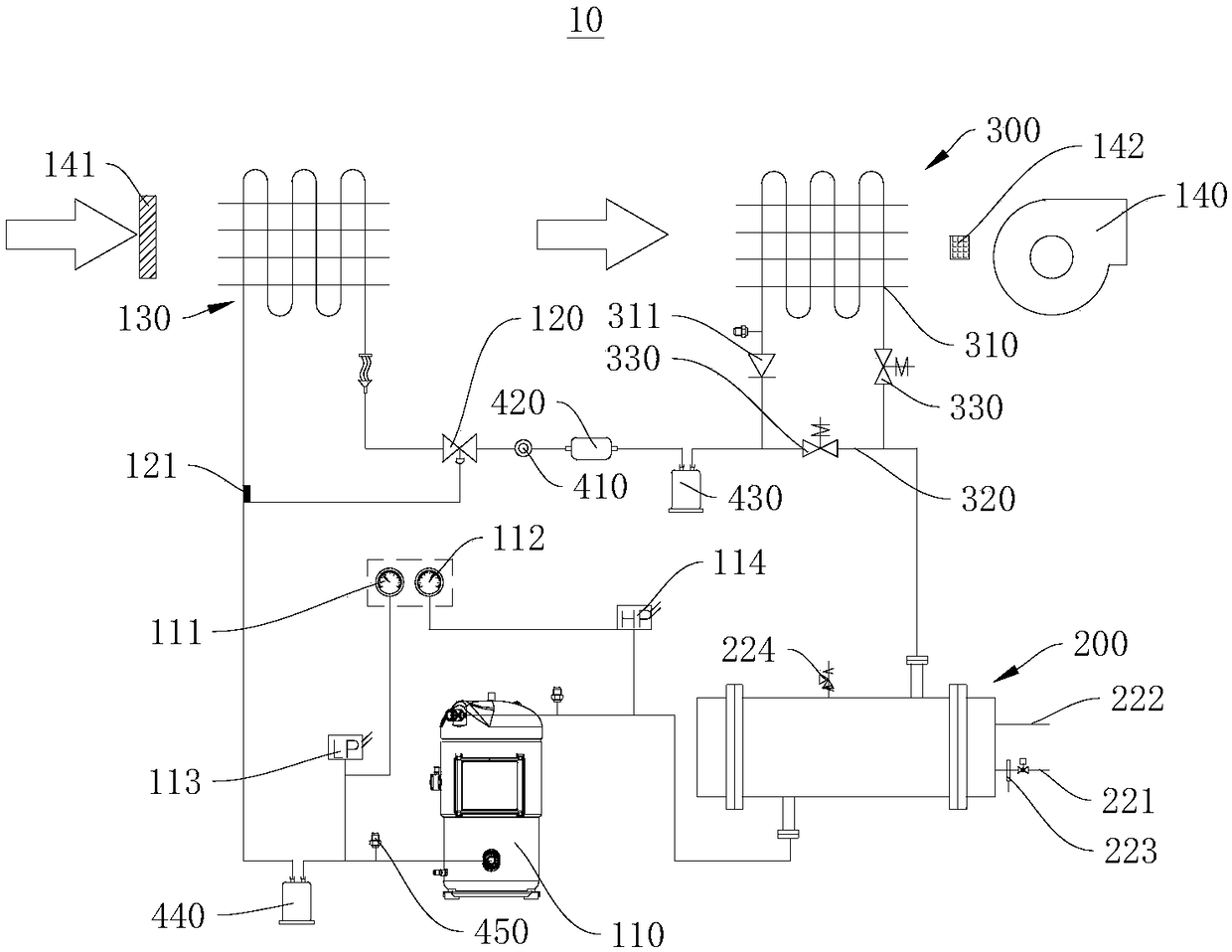 Dehumidifier and dehumidification system