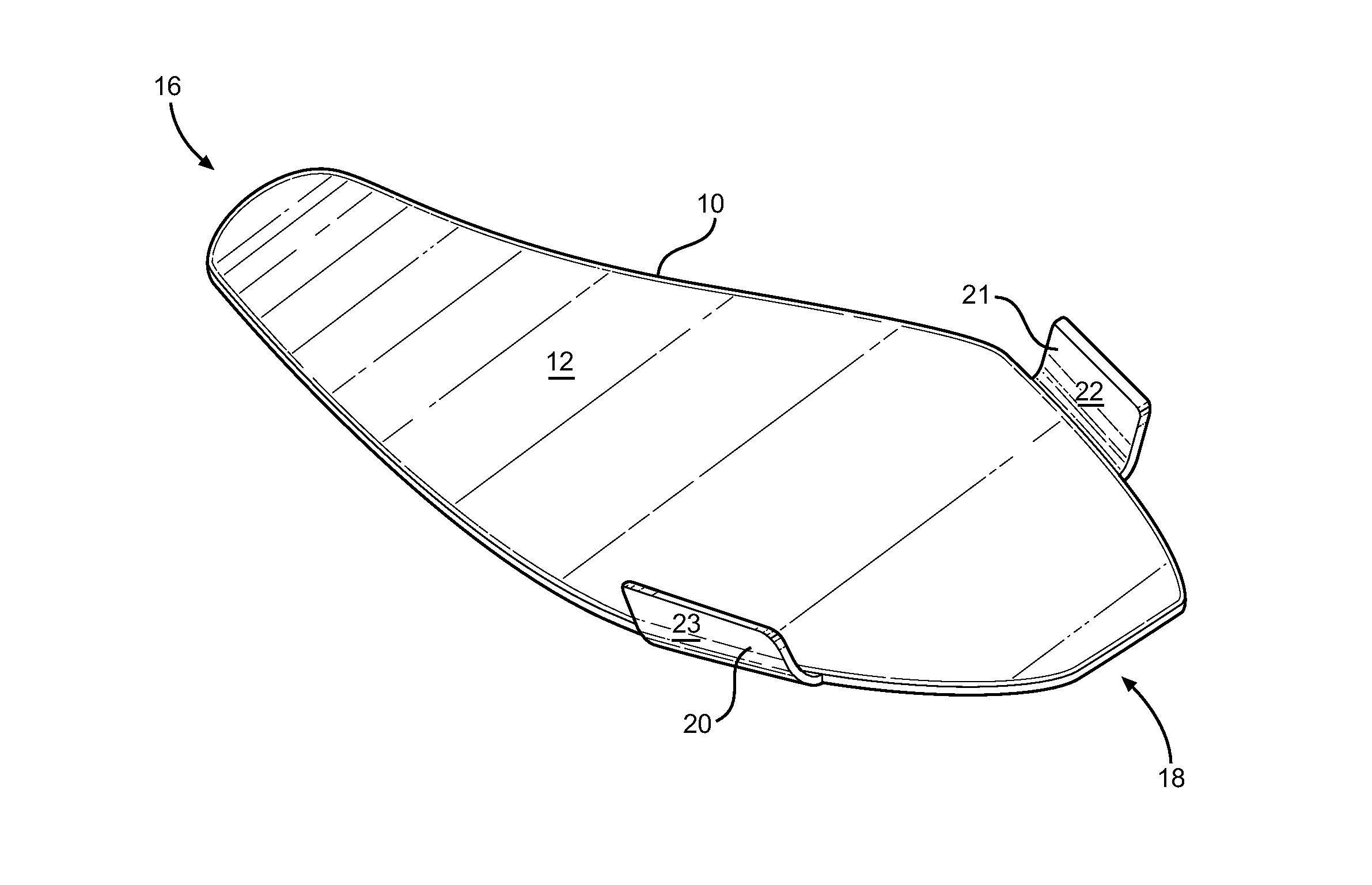 Antimicrobial Adhesive Footwear Insert