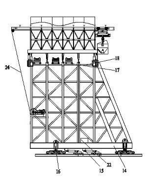 Hydraulic self-propelled large-gradient concrete pouring trolley