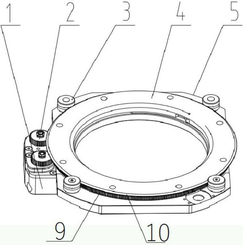 Circumferential rotation limiting mechanism