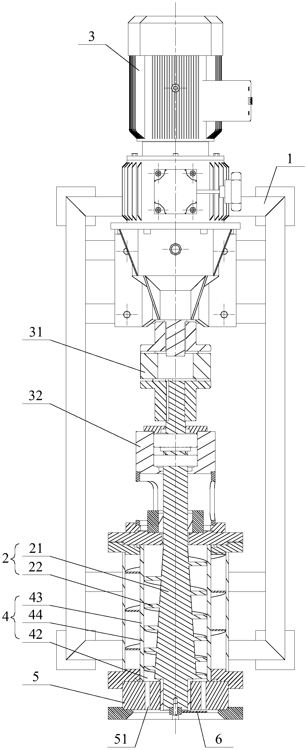 An activated carbon particle preparing device