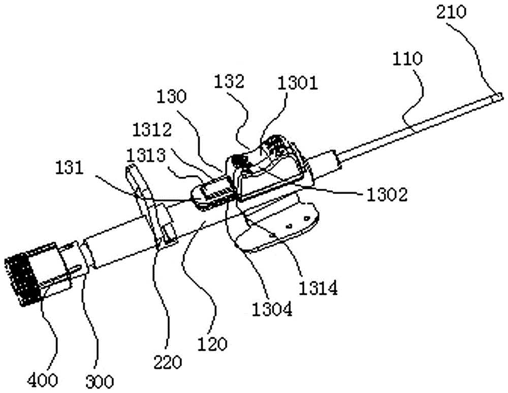 Assembled and push type artery remaining needle provided with bleeding stopping valve