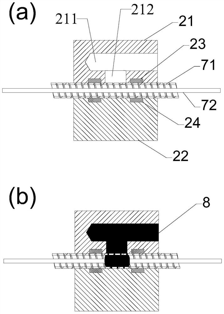 Packaging system suitable for sensing unit in metal spiral armored sleeve