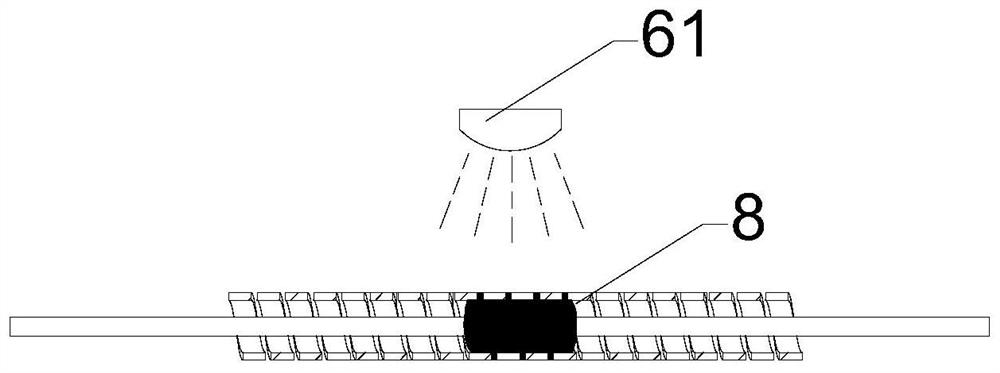 Packaging system suitable for sensing unit in metal spiral armored sleeve