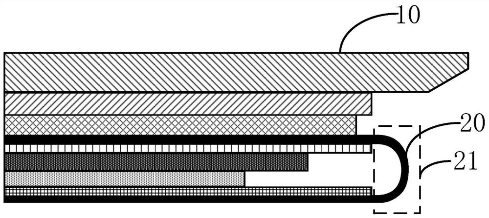 Screen components and display devices