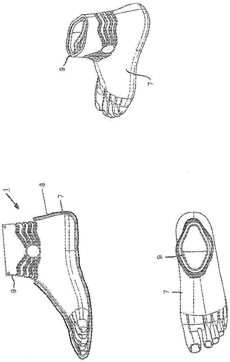 Artificial limb casing and method for the production thereof