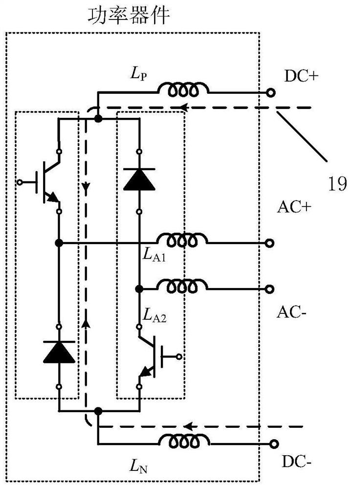 Power device capable of resisting short-circuit fault and suppressing explosion