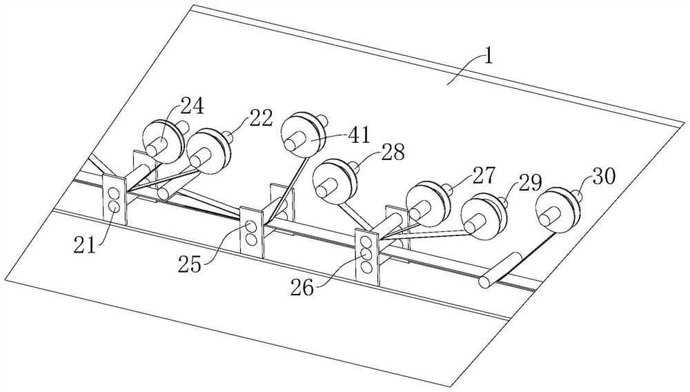 A production equipment for graphite double-wrapping