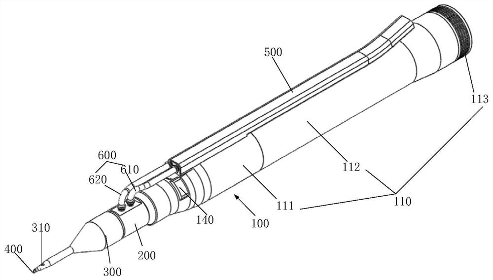 Ultrasonic emulsification handpiece and system thereof