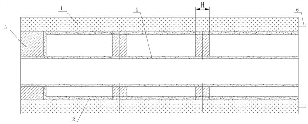 Freezing and in-hole grouting improved combined bearing stratum reinforcement scheme