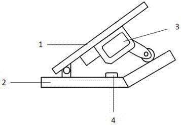 Protective device for preventing accelerator from being mistaken as brake