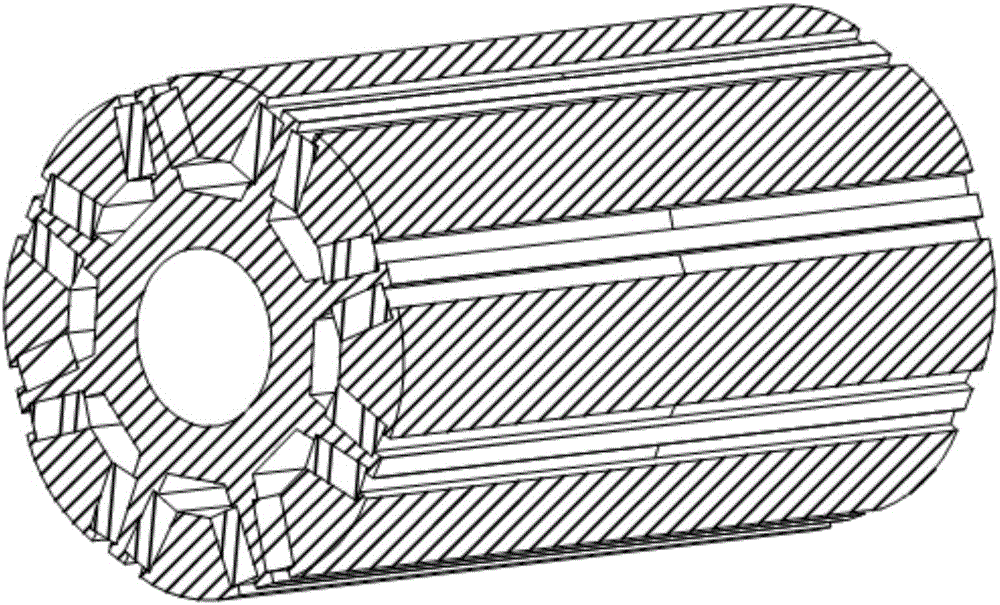 Rotor with quasi-V-shaped magnetic steel structures and suitable for high-performance motor