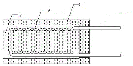 An induction reflow soldering device and a circuit board component welding method using the device