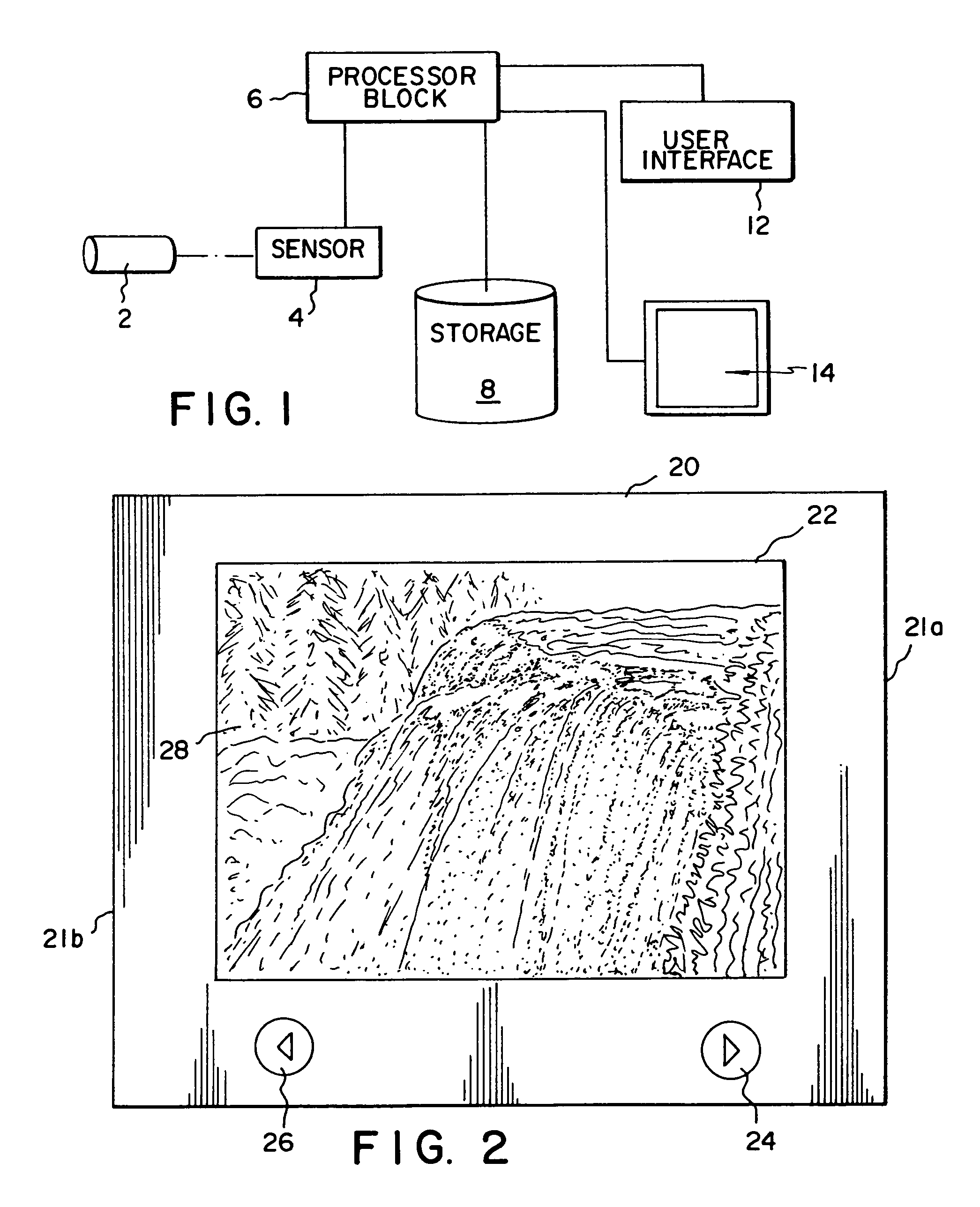 Camera with user compliant browse and display modes