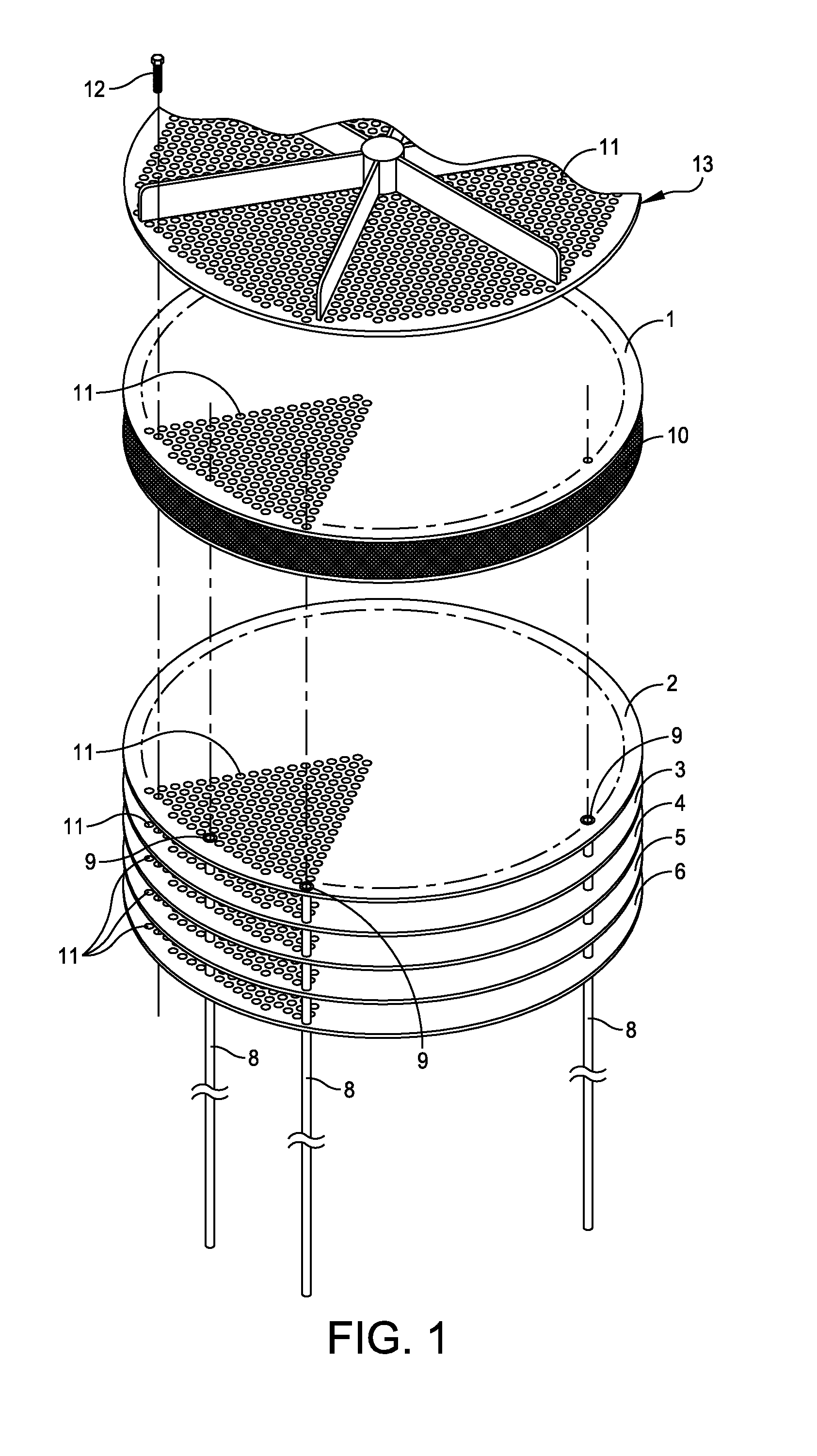 Multi-segmented tube sheet