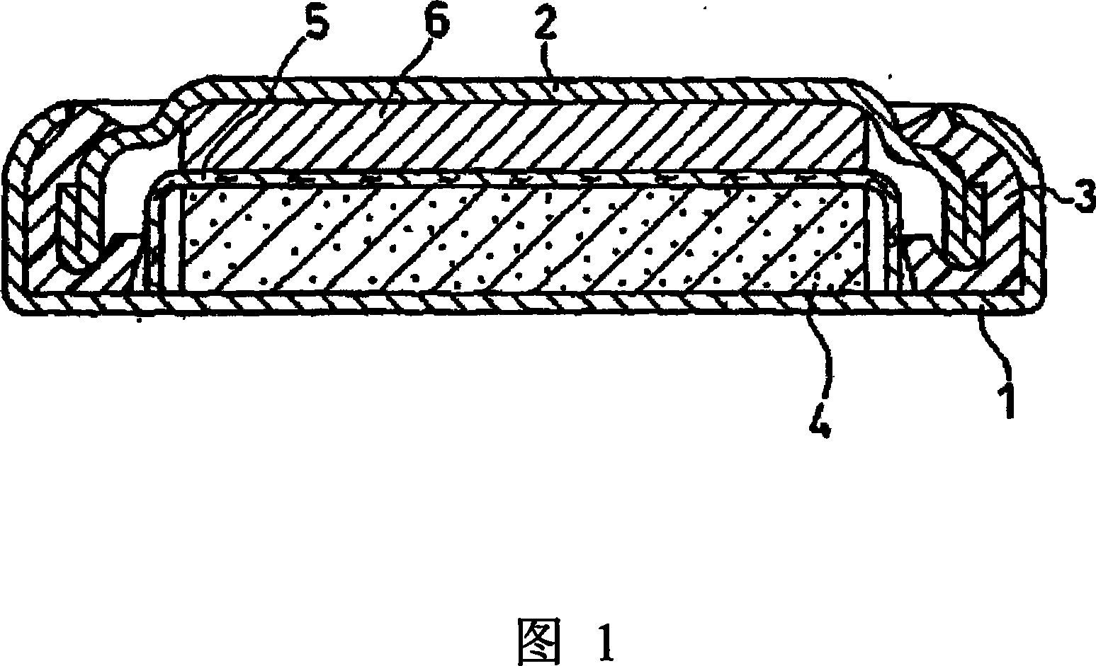 Rechargeable battery with nonaqueous electrolyte and process for producing negative electrode