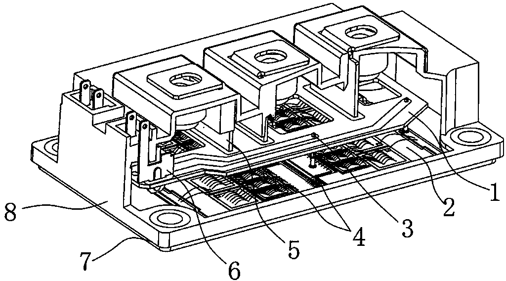 Power module encapsulating structure