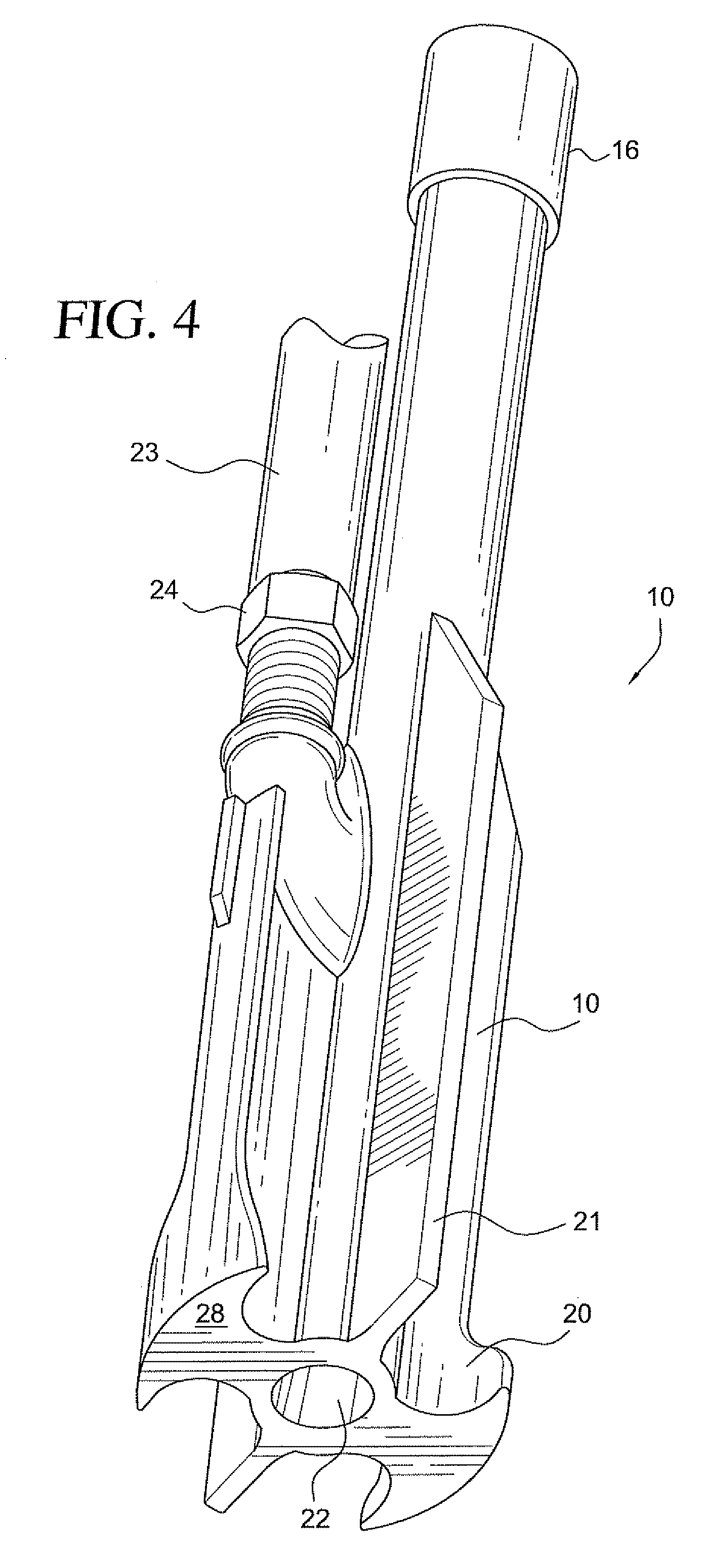 Method of installing geothermal heat pump system and device for installation