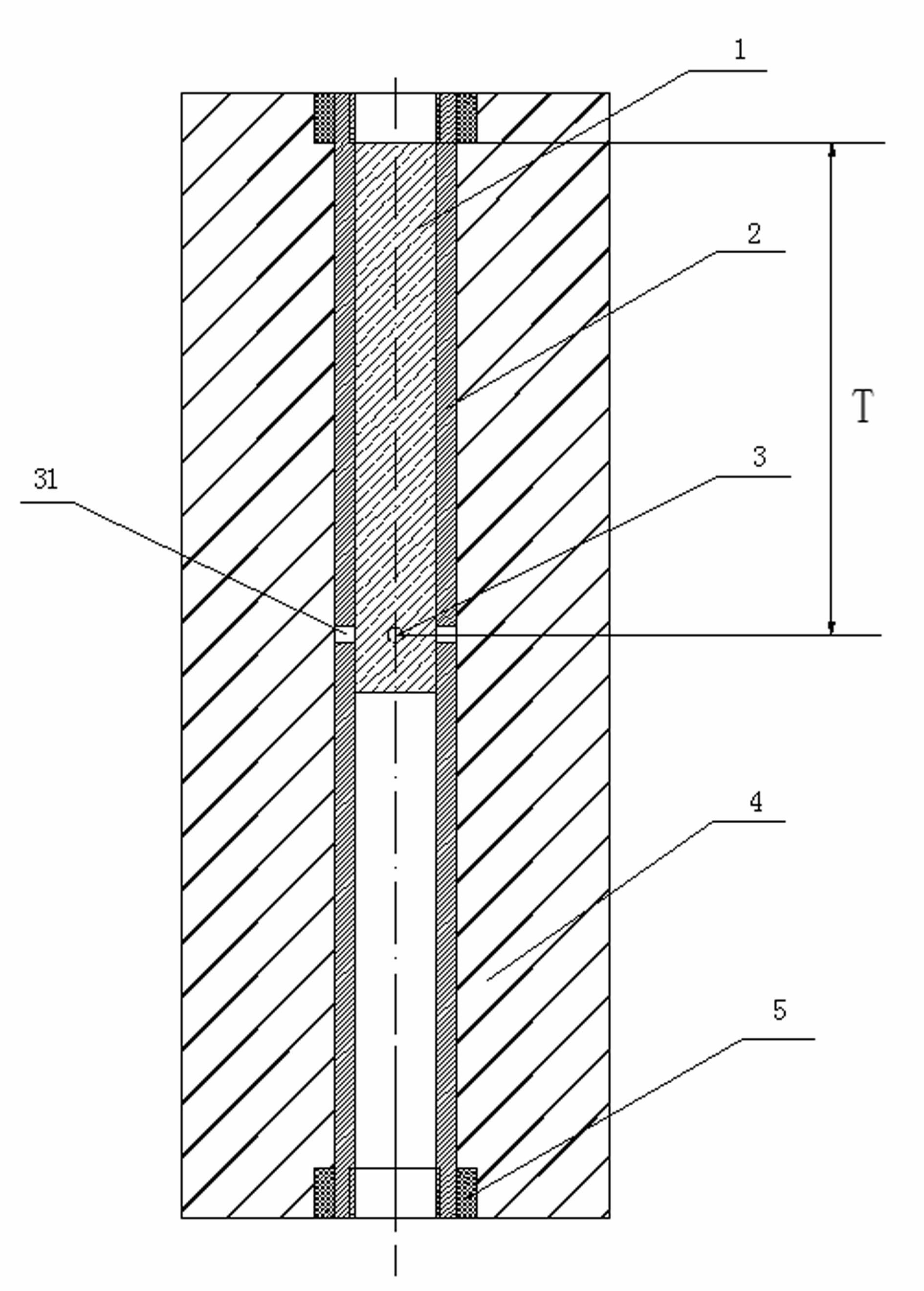 Shellless fracturing bomb and burning speed control method thereof