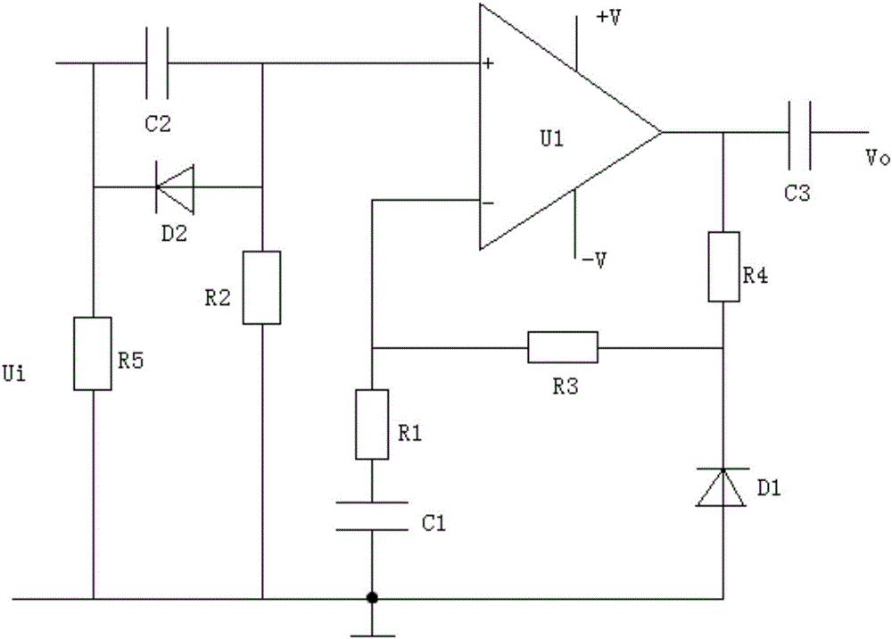 Control circuit for reducing DC gain of internal module of computer