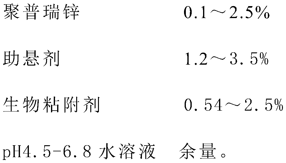 Polaprezinc rectum gel as well as preparation method and application thereof