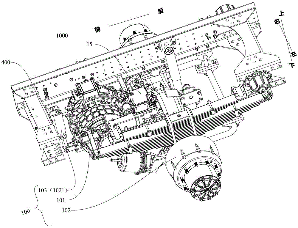 Vehicle and electric drive axle assembly used for vehicle
