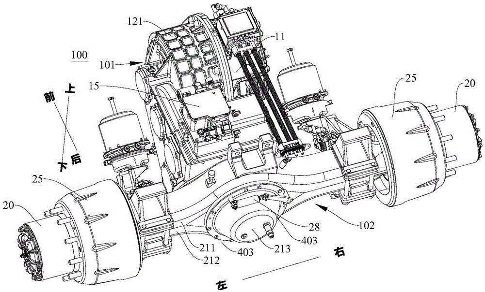 Vehicle and electric drive axle assembly used for vehicle