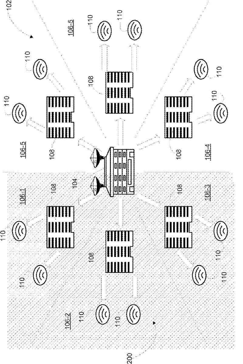 Regionalized delivery of hybrid mobile broadcast services or channels in a mobile broadcast network