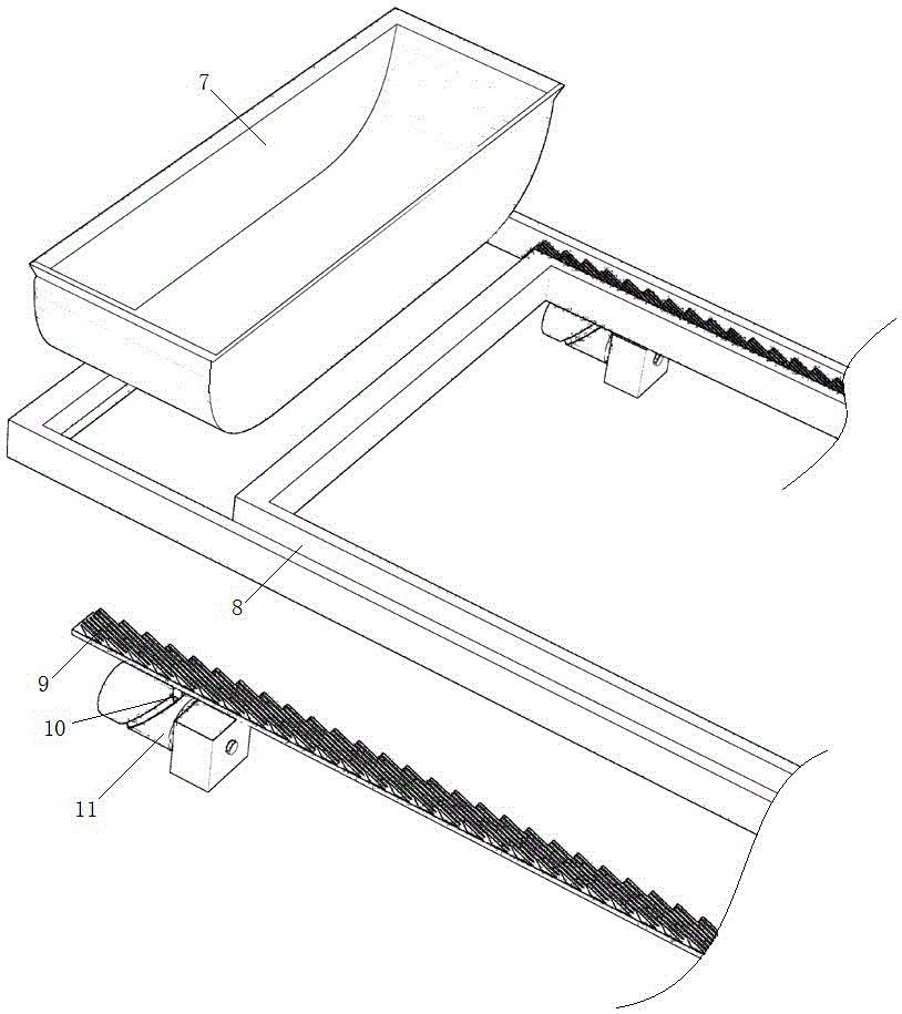 Shellfish culture and harvesting device based on embedded harvesting net